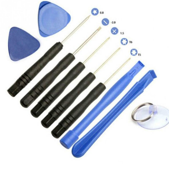 Cep Telefonu Tablet Tamir Tornavida Seti Takım Android Iphone Telefonlarla Uyumlu 11 Parça - 3