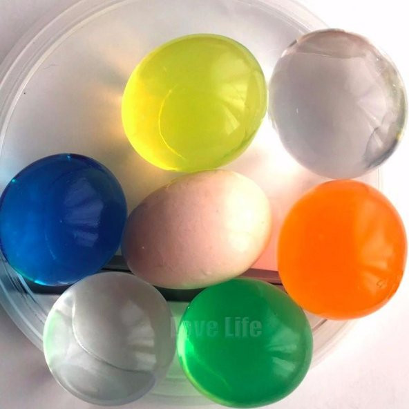 XXXL EN BÜYÜK DEV BOY 20 ADET ŞİŞEN BÜYÜYEN SU MAYMUNU MAYMUNCUĞU TOPU BONCUK TOP KÜRE MİSKET 50-80 MM - 7