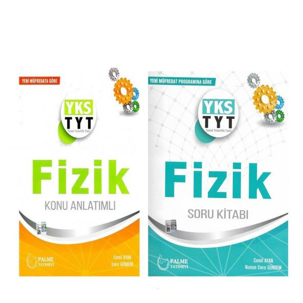 TYT Fizik Konu Anlatımlı ve Soru Bankası 2 Kitap Set Palme Yayınları