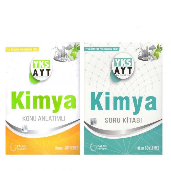 AYT Kimya Konu Anlatımı ve Soru Bankası 2 Kitap Set Palme Yayınları