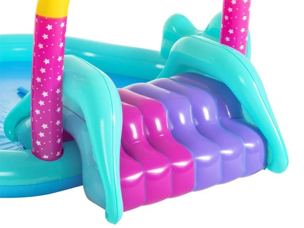 Bestway 53097 Unicornlu Kaydıraklı, Potalı Fıskiyeli Havuz - 5