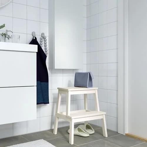 IKEA Bekvam Beyaz Basamaklı Mutfak Tabure Merdiven - 3