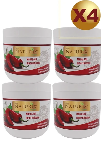 Biber Balsamı Masaj Jeli 500 Ml - 4'lü Eko Paket - Sıkılaştırıcı ve Nemlendirici Bakım