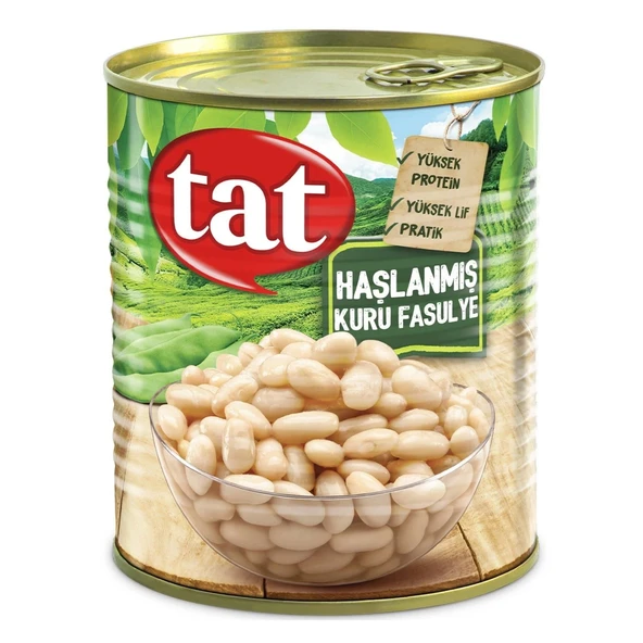 Tat Haşlanmış Kuru Fasulye ve Barbunya 800 gr x 4 Adet Karma Paket - 3