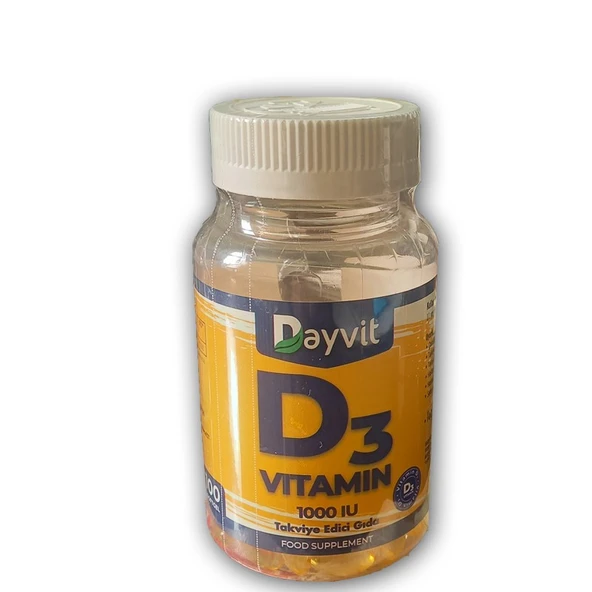 Dayvit Vitamin D3 1000IU 100 Kapsül ürün görseli