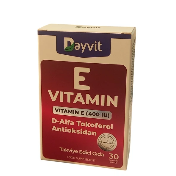 Dayvit Vitamin E 400 IU 30 Kapsül ürün görseli