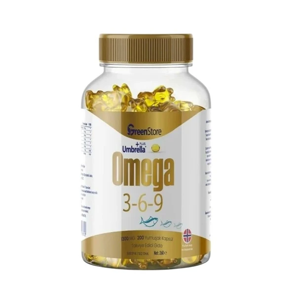 Umbrella Omega 3,6,9 200 Kapsül ürün görseli