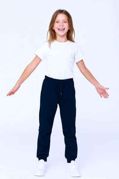 ÇOCUK UNİSEX OKUL EŞOFMAN ALTI RİBANALI C8 - 11