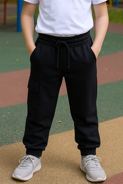 Çocuk Okul Eşofman Alti Komando Cepli C10 - Resim 2