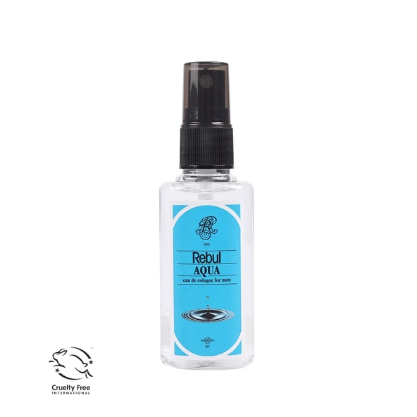 Rebul Aqua 50 ml Spreyli Pet Şişe Kolonya