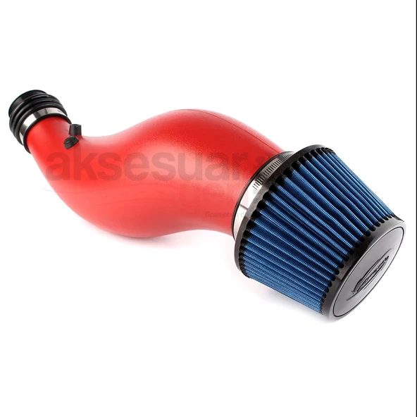 Honda Civic 1992-2000 Simota Big Tube Spor Hava Filtresi Kırmızı Renk - 2