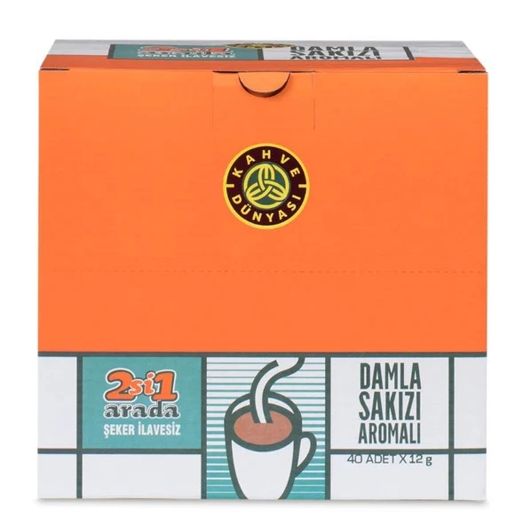Kahve Dünyası 2si 1 Arada Damla Sakızlı 40lı Paket - Resim 2
