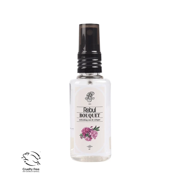 Rebul Bouquet 50 ml Spreyli Pet Şişe Kolonya
