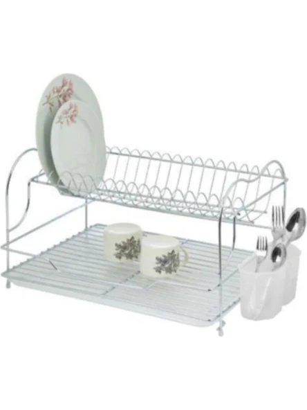 Kiwa Metal Bulaşık Sepeti Çift Katlı Tabaklık Salsa Model Fma00015 ürün görseli 1