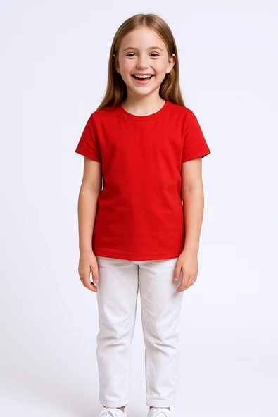 ÇOCUK TSHİRT DÜZ RENK C52 - Resim 8