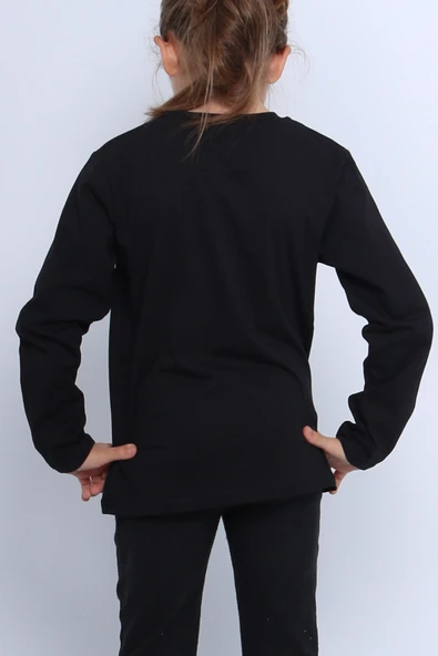 ÇOCUK AYYILDIZ BASKILI TSHİRT UZUN KOLLU A57 - Resim 7