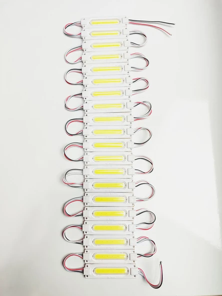 Cob Ledli Su Geçirmez Mercekli Beyaz Neon Parmak Led 20 Adet - 3