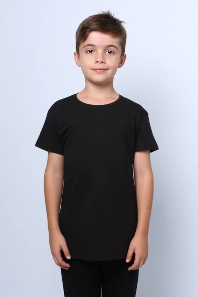 ÇOCUK TSHİRT DÜZ RENK C52 - Resim 5