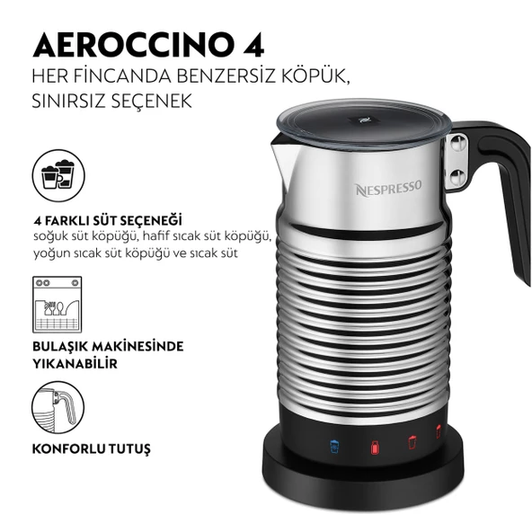 Aeroccino 4 4194 Süt Köpürtücü (Titan) - 3