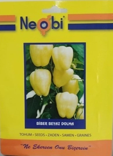 Biber Beyaz Dolma Tohum 10 gr 1 Adet