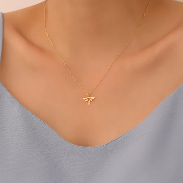 925 Ayar Gümüş Ateşböceği Kolye - CN00370 - 3