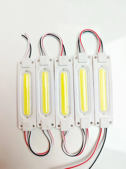 Cob Ledli Su Geçirmez Mercekli Beyaz Neon Parmak Led 5 Adet - 3