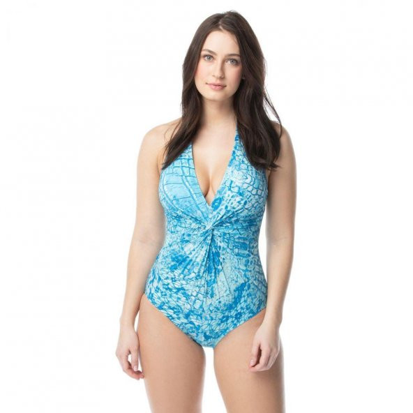 Jewel Twist Sütyen Boy Tek Parça Mayo