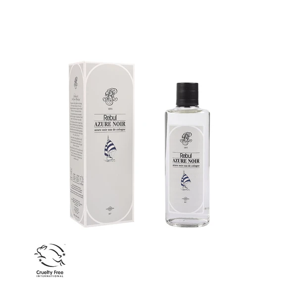 Rebul Azure Noir 250 ml Cam Şişe Kolonya