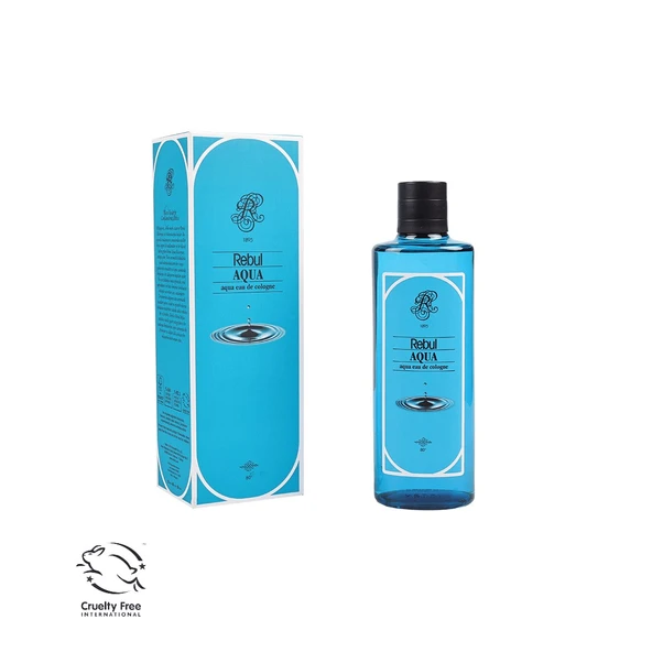 Rebul Aqua 250 ml Cam Şişe Kolonya
