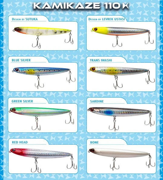 Fish Master Kamikaze 11cm 14gr Su Üstü Maket Yem - 2