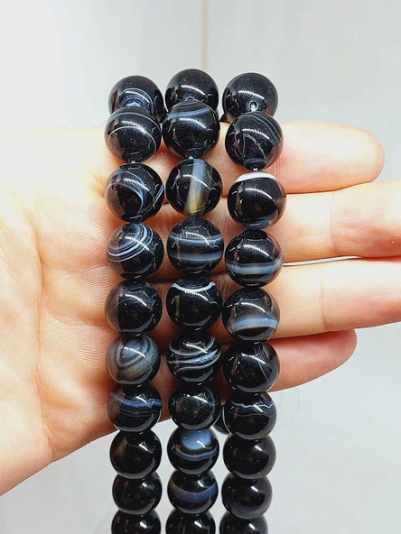 Akik Taşı Dizi 14mm (54394) ürün görseli