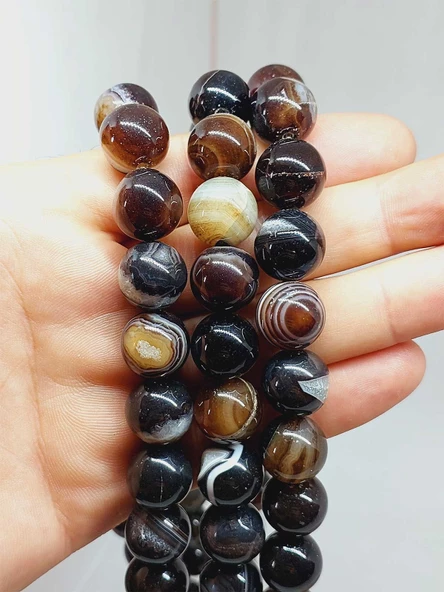 Akik Taşı Dizi 14mm (54390) ürün görseli 1