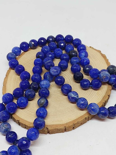 Akik Taşı Faset Kesim Dizi 14mm (54382) - Resim 3