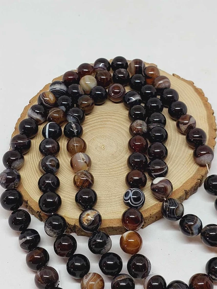 Akik Taşı Dizi 14mm (54390) - Resim 3