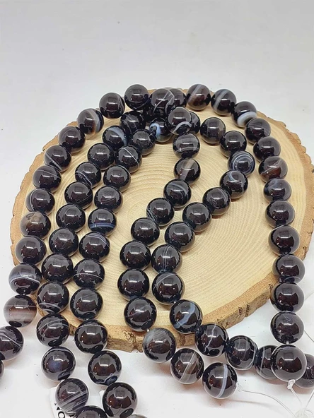 Akik Taşı Dizi 14mm (54394) - Resim 3