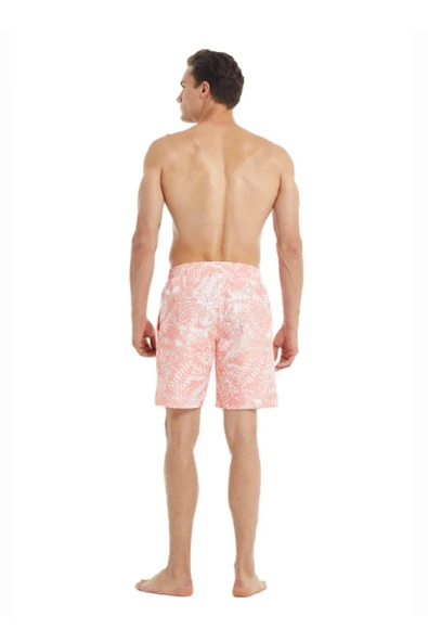 Blackspade 10052 Erkek Tropikal Baskılı Şort Mayo - 4