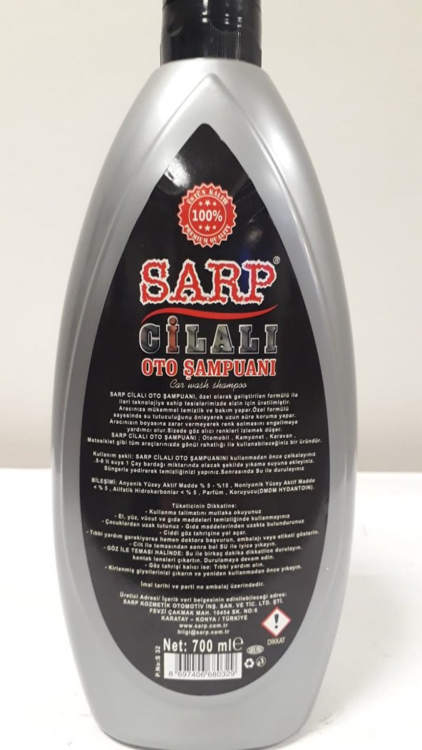 CİLALI OTO ŞAMPUANI