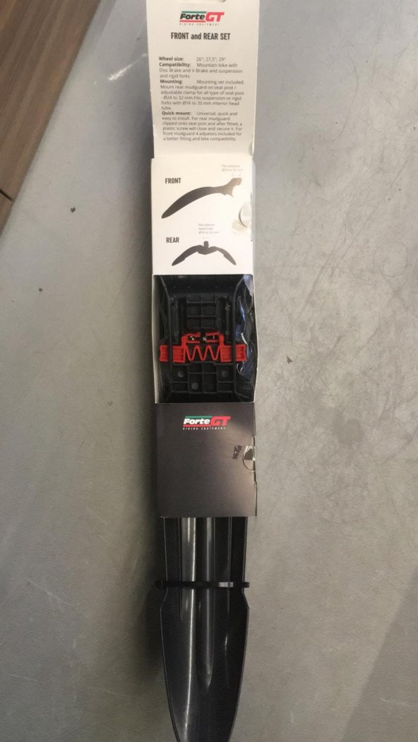 Çamurluk  (26-27.5 jant)siyah Forte Gt - 2