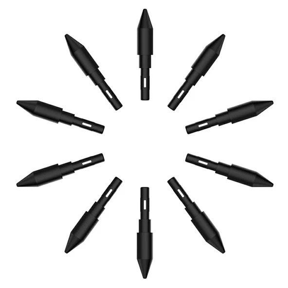 Veikk S640ve A30 Grafik Tablet Kalemi Için 10 Adet UÇ-NipP01 - 2