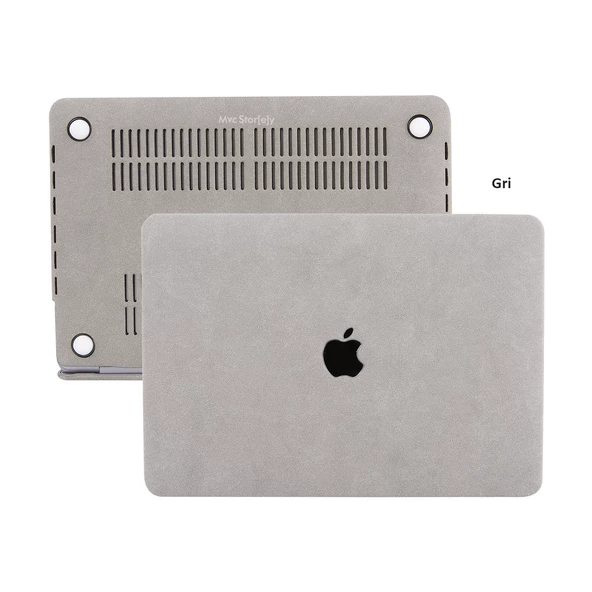 Macbook Air M1 Kılıf 13 inç Kumaş Kaplama Goat (TouchID'li M1 Air) A2337 A2179 A1932 ile Uyumlu - 5