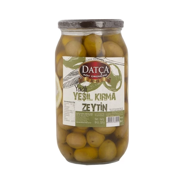 Datça Domat Yağlı Kırma Zeytin 940 gr