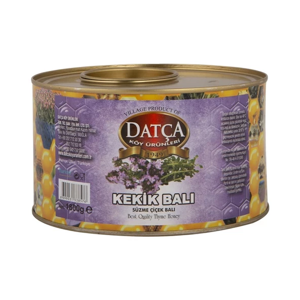 Datça Kekik Balı Teneke 1800 gr