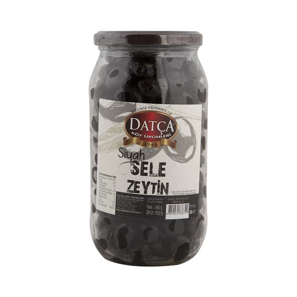 Datça Siyah Sele Zeytin 650 gr