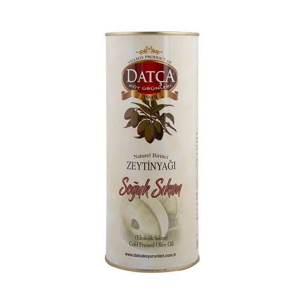 Datça Soğuk Sıkım Zeytinyağı Teneke 1 lt
