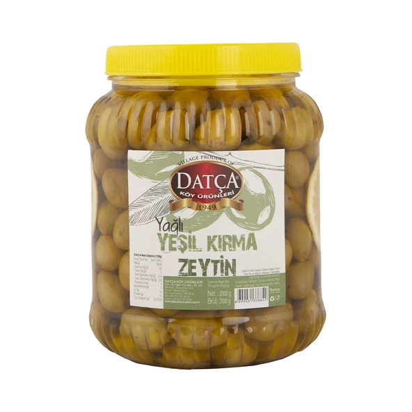 Datça Domat Yağlı Kırma Zeytin 2 Kg