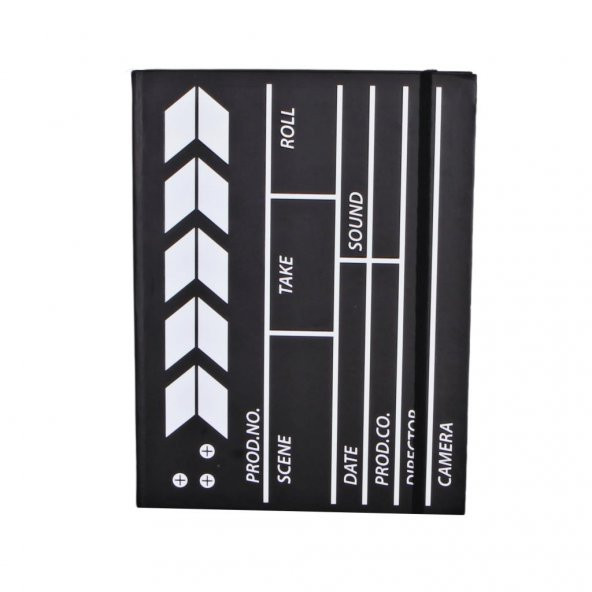 Klaket Sert Kapak Lastikli Defter