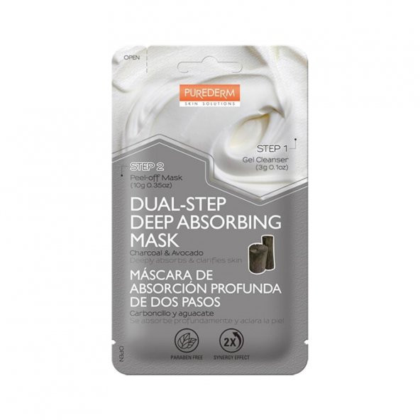 Purederm 2 Aşamalı Gözenekleri Açan Arındırıcı Maske