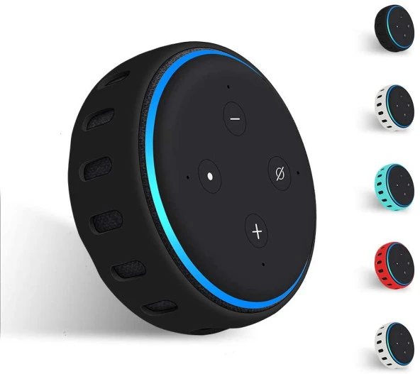 Amazon Echo Dot 3. Nesil Akıllı Hoparlör Silikon Kılıf Koruma Kabı