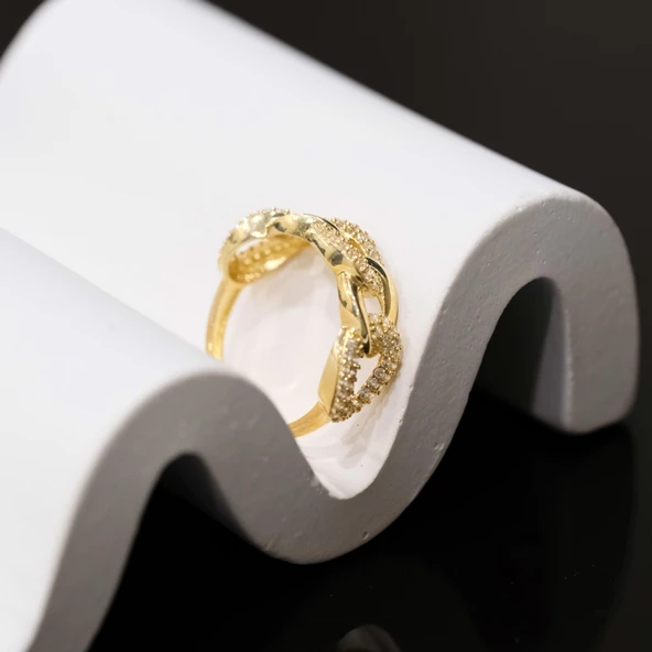 14 Ayar Altın Yüzük Ziynet Gold ZG2158 - 2