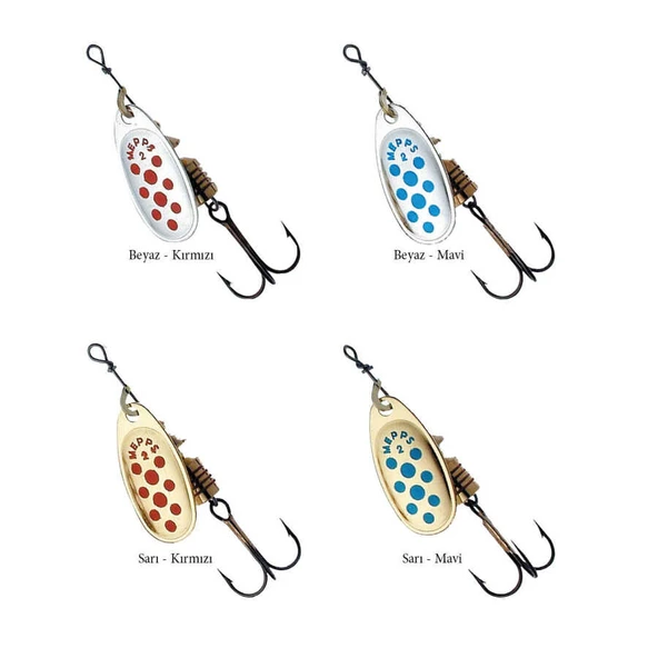 Mepps Comet Olta Kaşığı  NO:3 SARI-KIRMIZI - 2